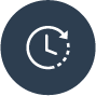 Save time by simplifying the payroll process icon
