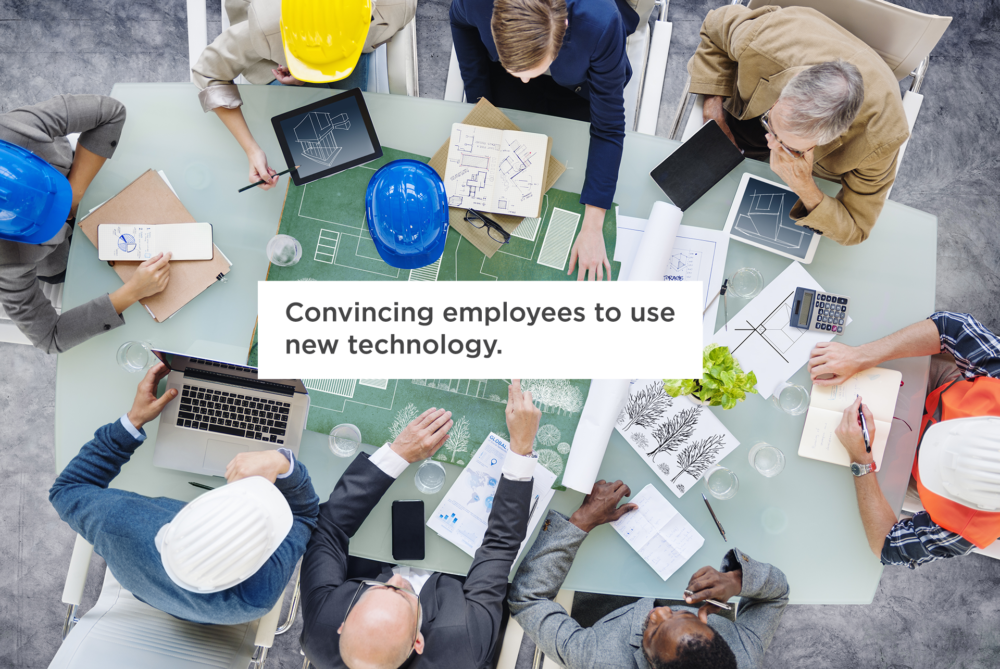 convincing business owners to use new technology to strengthen work force
