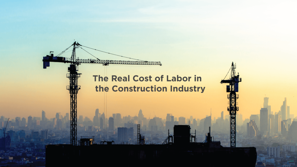 real cost of labor in the construction industry