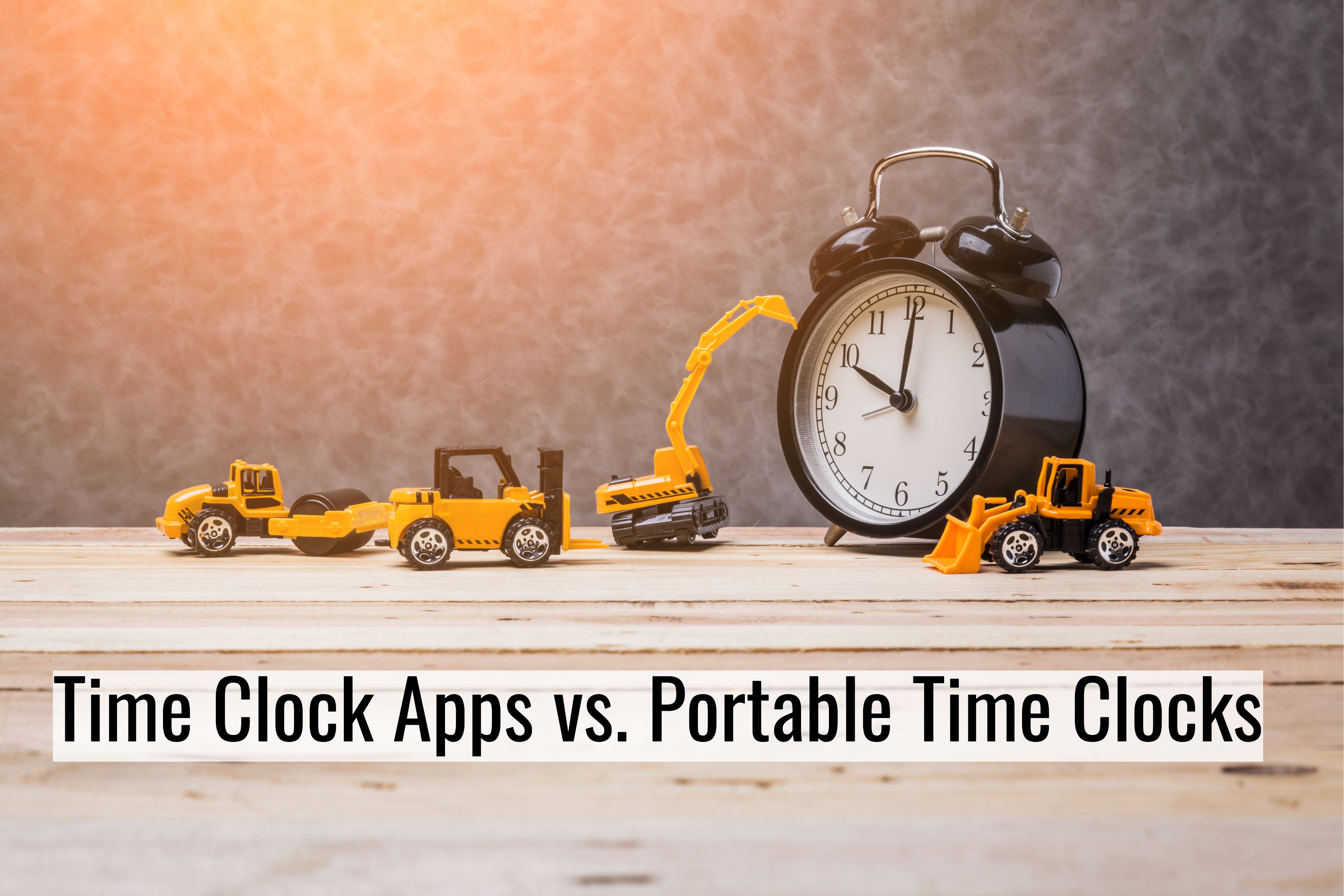 Time Clock App vs Portable Time Clock