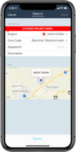 gps time tracking app feature