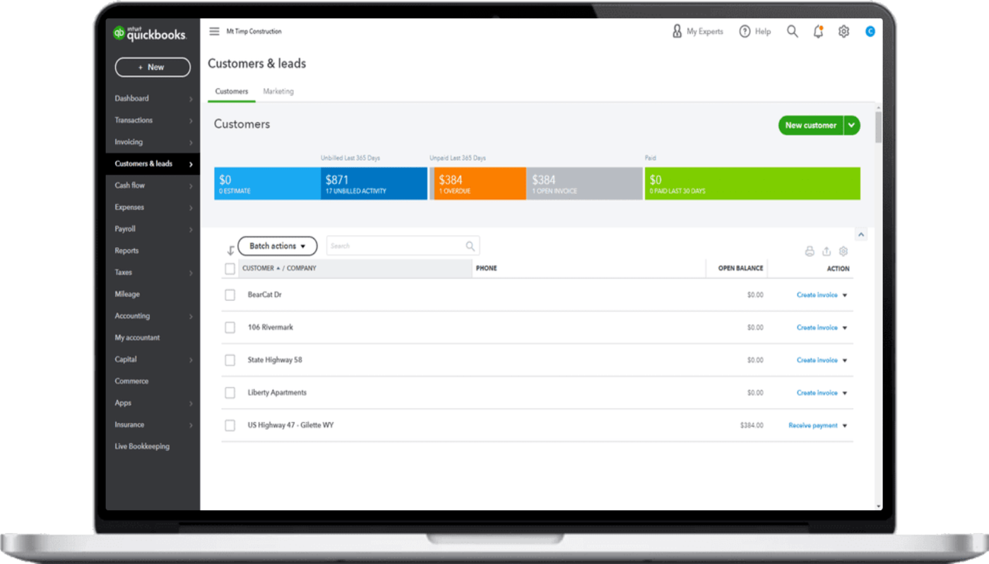project data syncs between QuickBooks online and busybusy