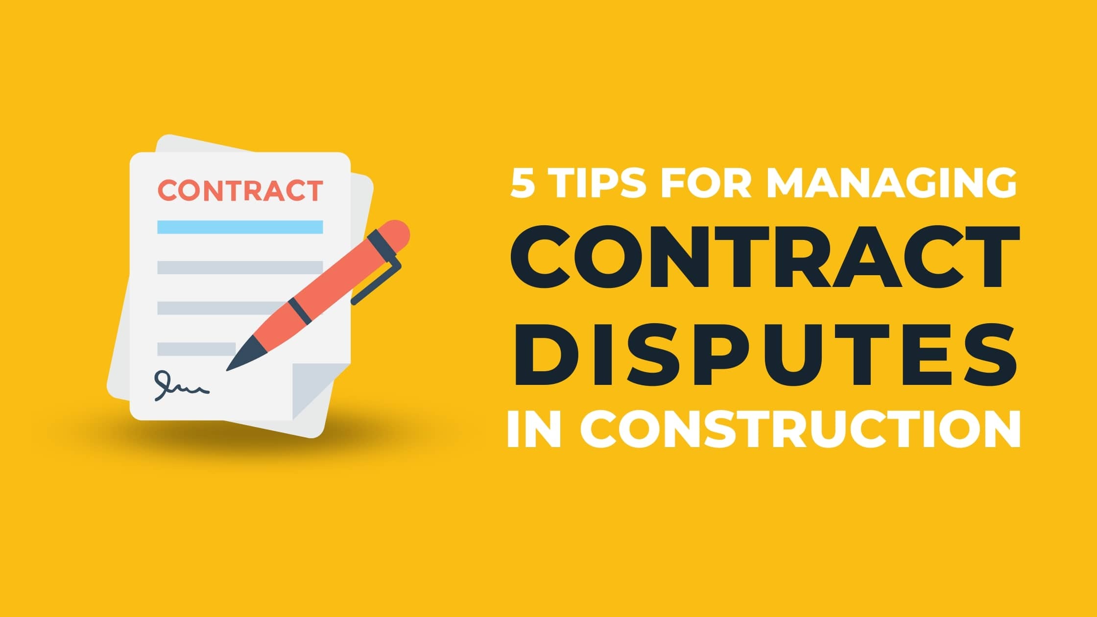 contract disputes in construction
