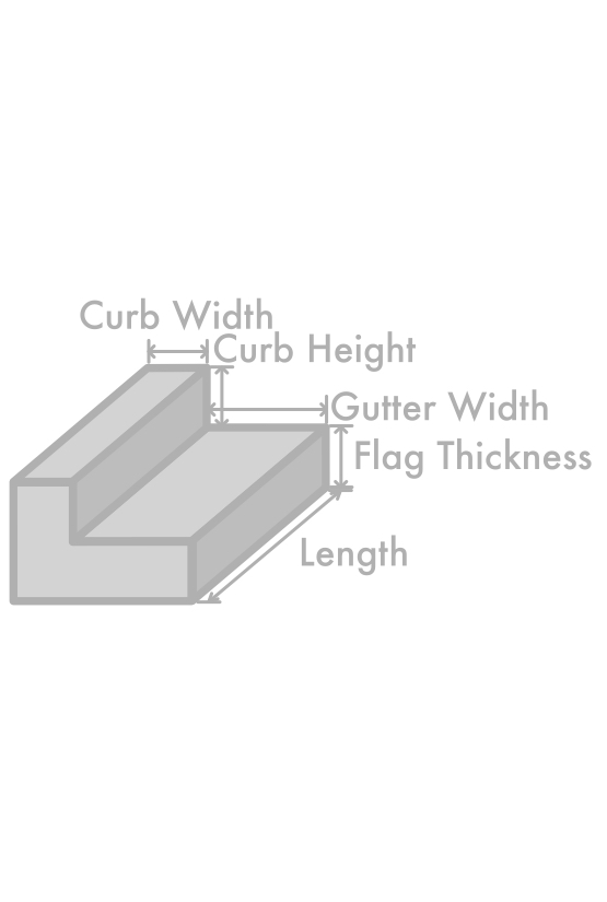 curb and gutter icon 