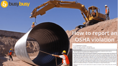 How to report an OSHA violation