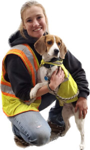 construction costume for pets- dog high vision vest