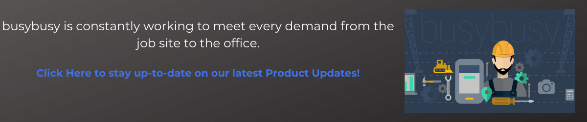 busybusy product update banner