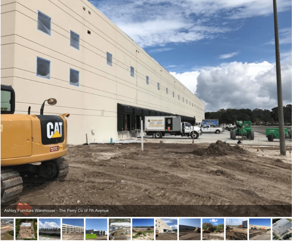 Cypress gulf construction company project gallery showcasing construction site