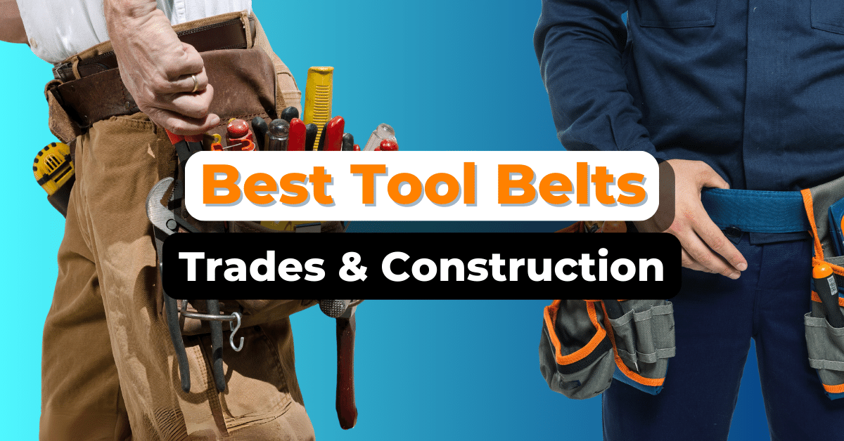 best tool belts for construction workers, electricians, carpenters, gardeners, roofers