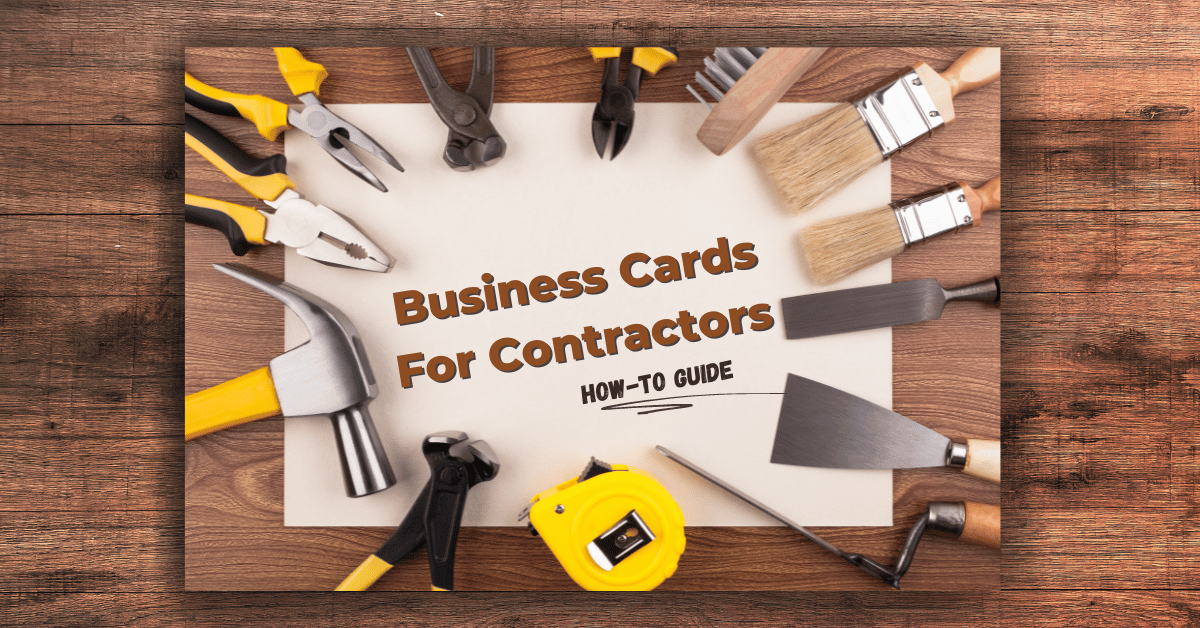 business cards for general contractors