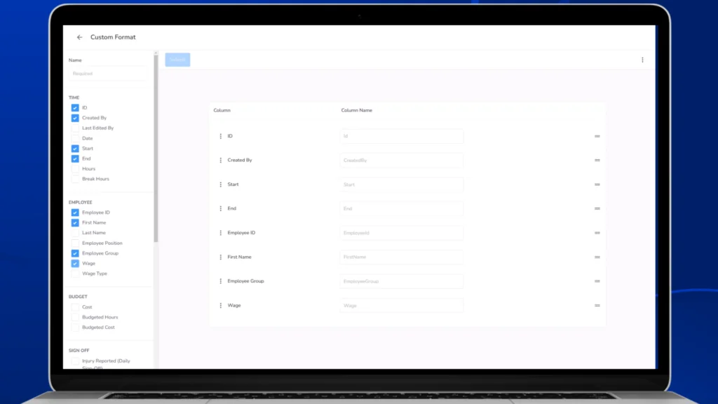 Custom Payroll Export from BusyBusy