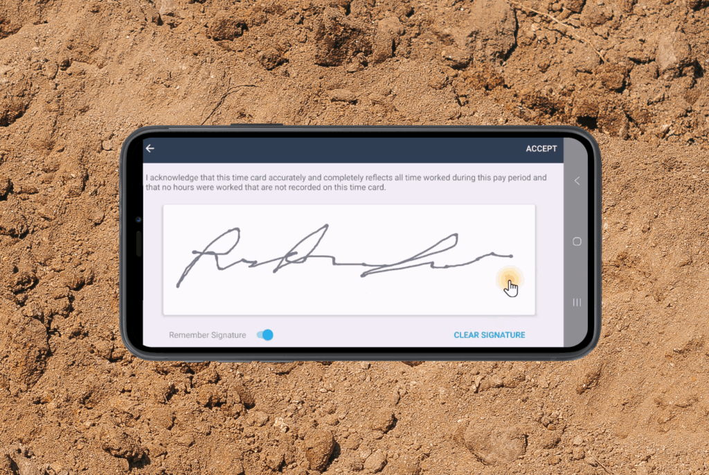 Use the Remember Signature toggle to save time!