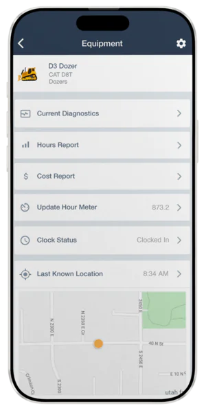 Equipment and time tracking built together equipment and time tracking built together