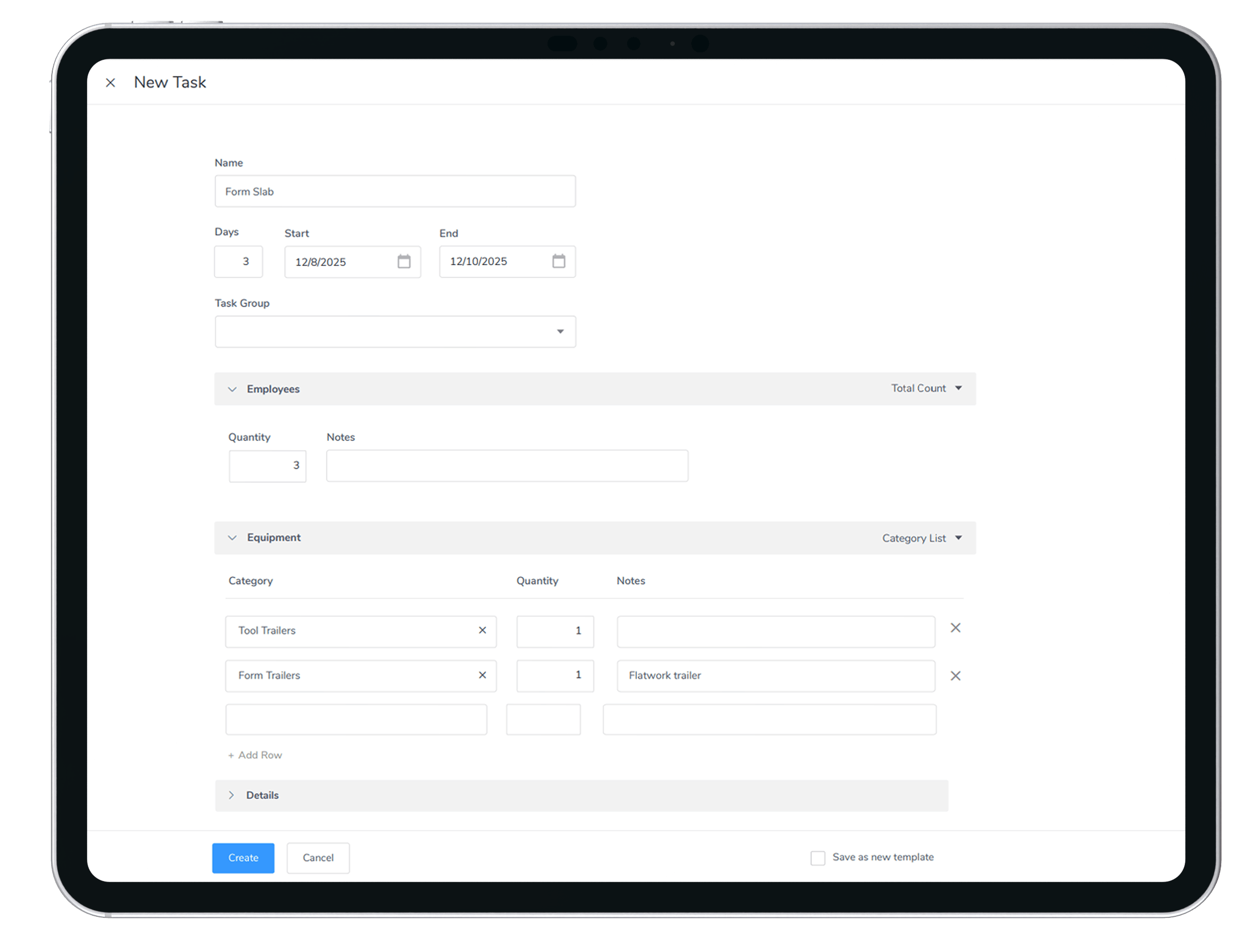 Tablet_New Task (1) reusable templates for resource planning