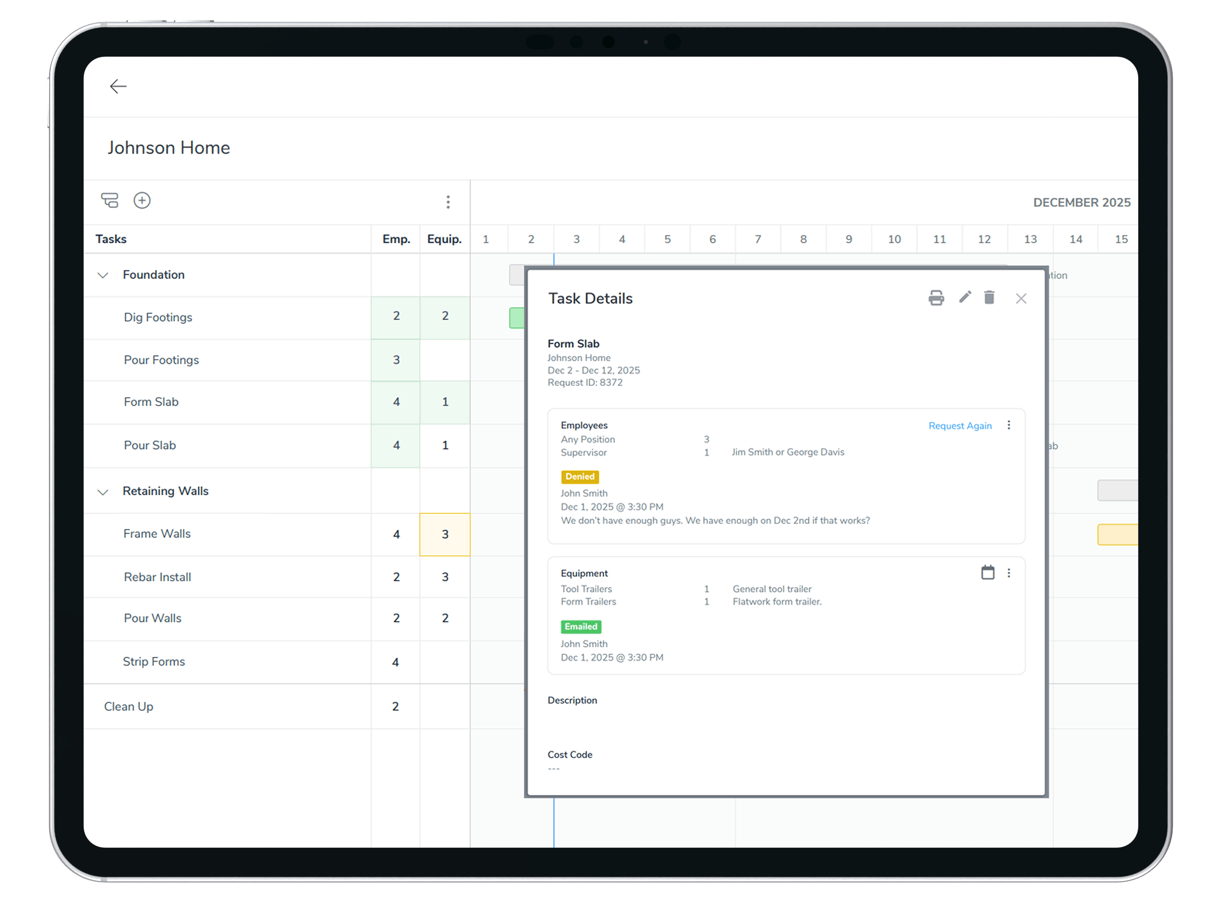 Tablet_Task Details Approval status (1) approval status on desktop