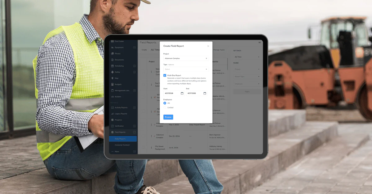 Automate Field Work: Multi-Day Reports & Certification Tracking