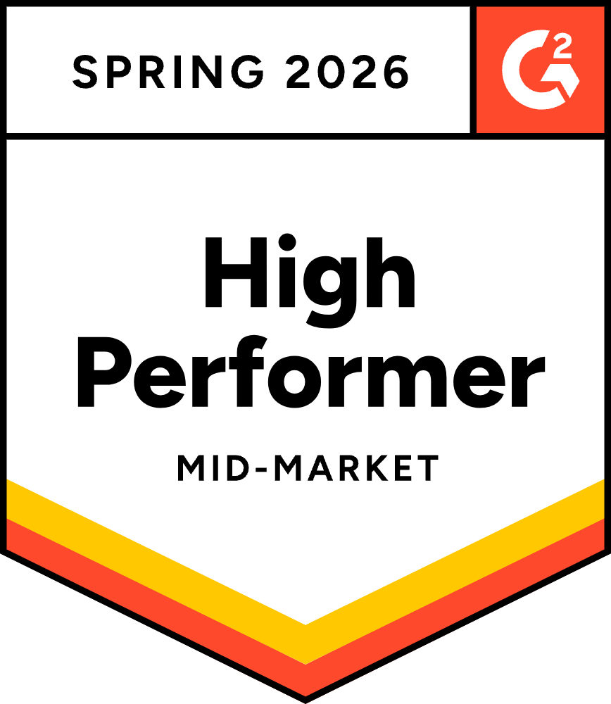 Time Tracking High Performer Mid-Market High Performer