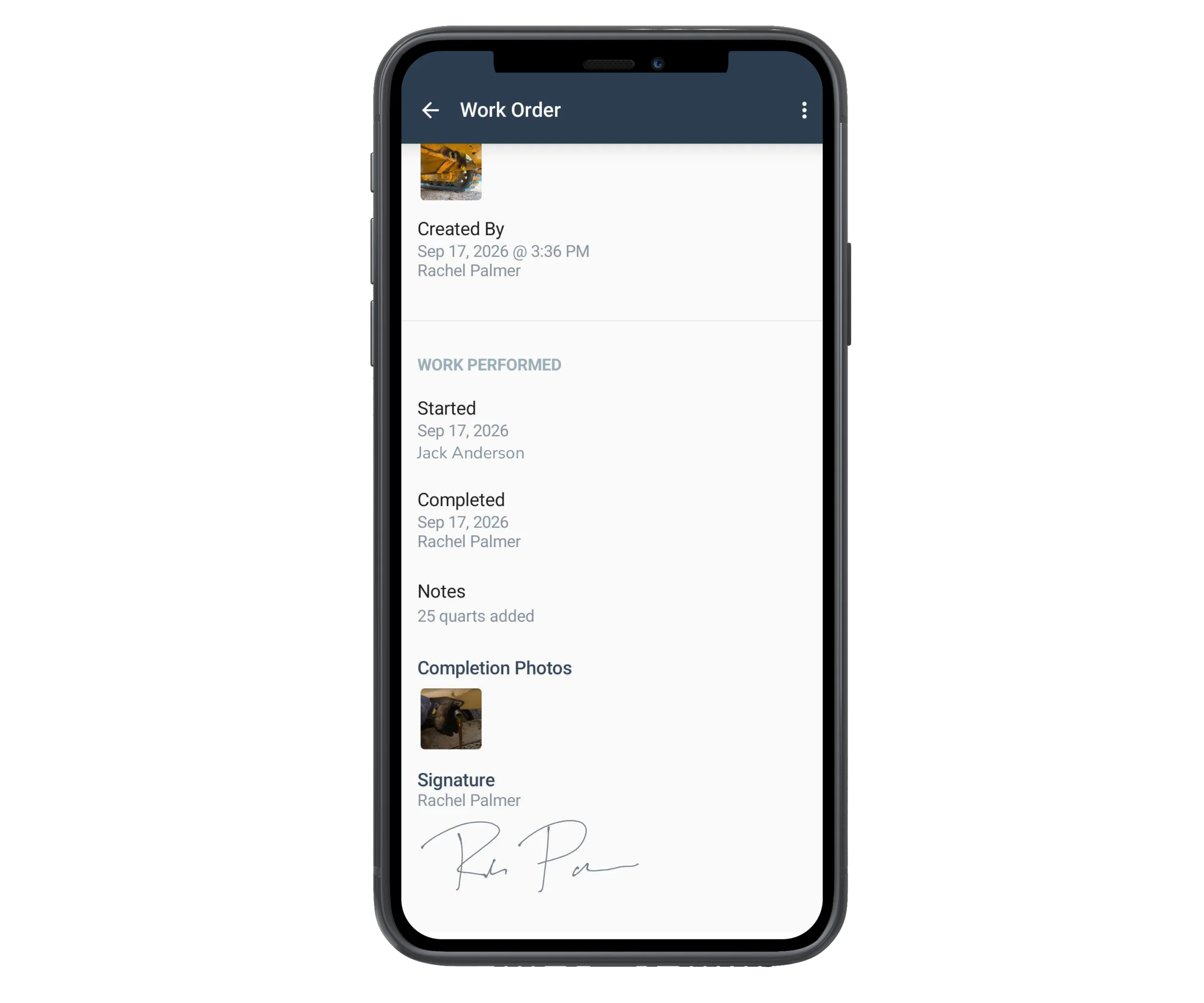 mobile work order
